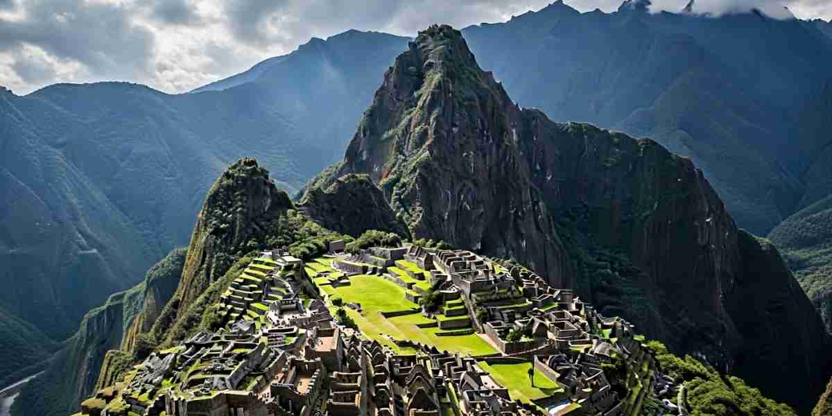 A stunning view of the Urubamba River curving around the base of Machu Picchu, illustrating the sacred geography of the Incas.
